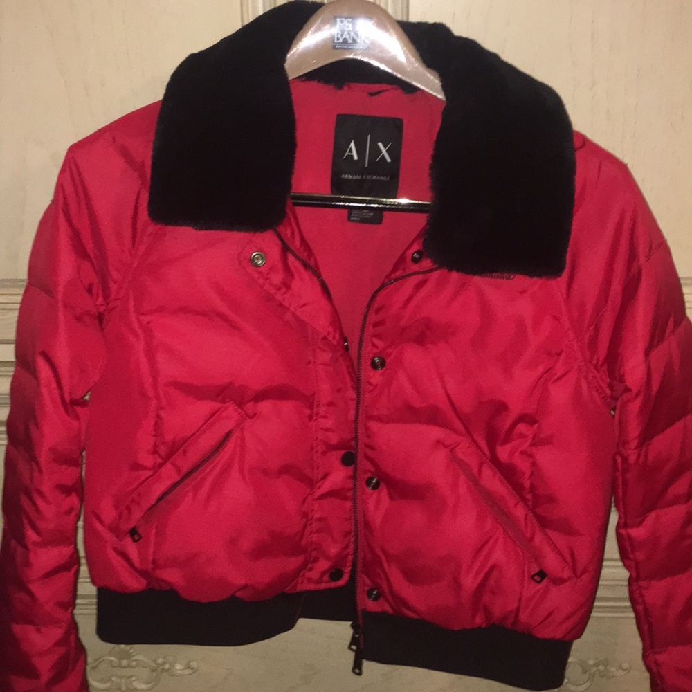 Armani & Exchange Red Jacket